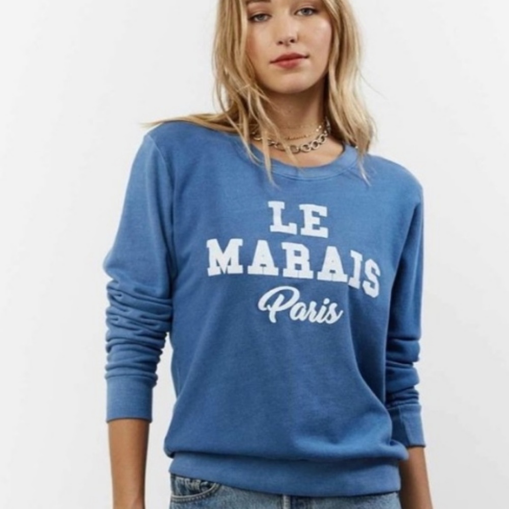 Daydreamer Le Marais Paris Sweatshirt Blue S Small